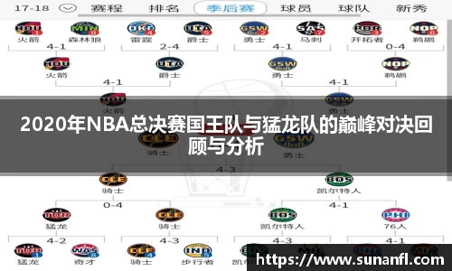2020年NBA总决赛国王队与猛龙队的巅峰对决回顾与分析